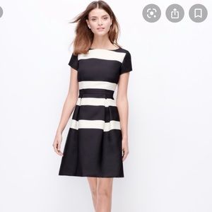 Ann Taylor Black & White Stripe Dress NWOT, size 2